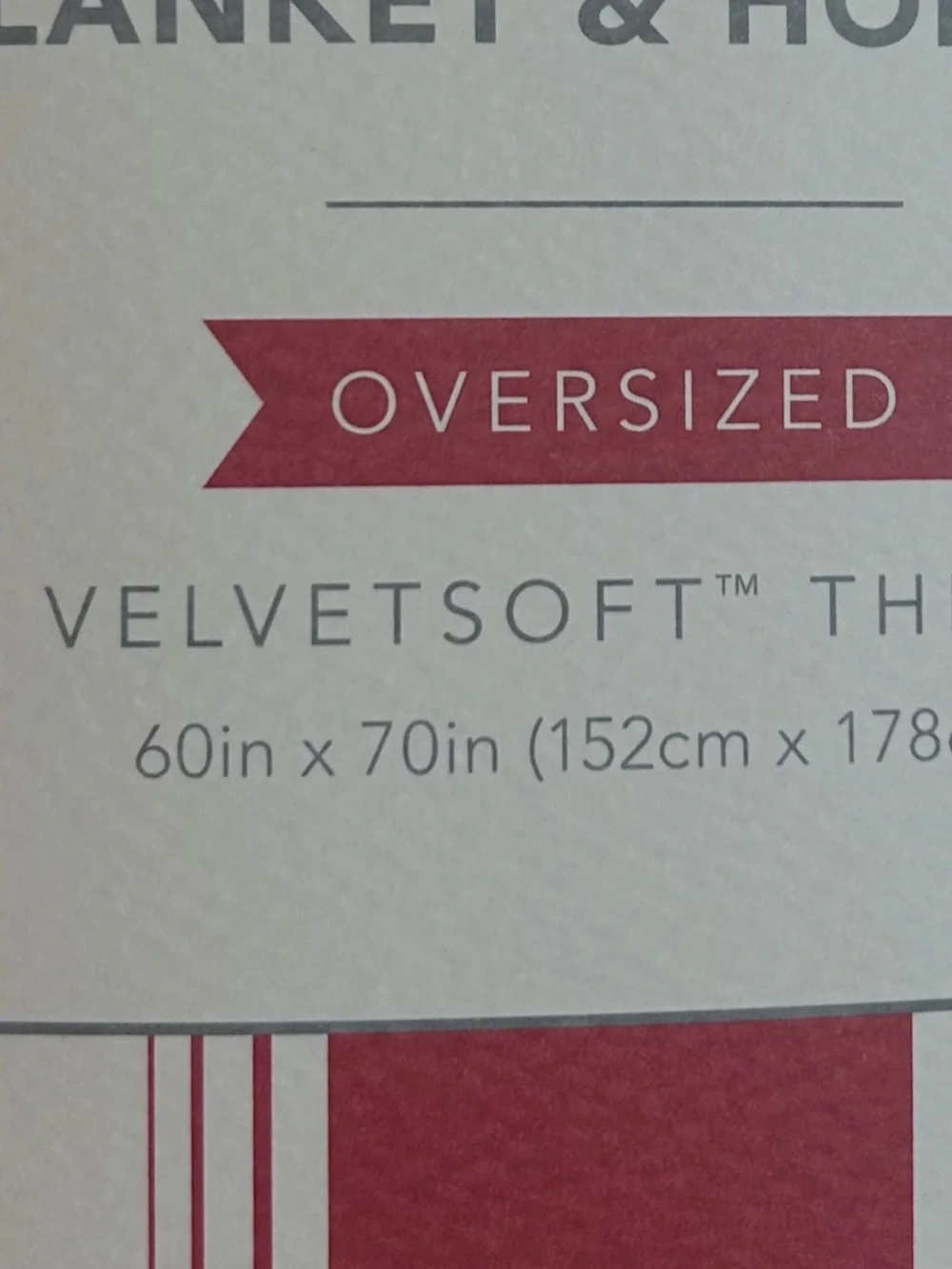 Berkshire VelvetSoft Throw Blanket - Red and Gray Fair Isle